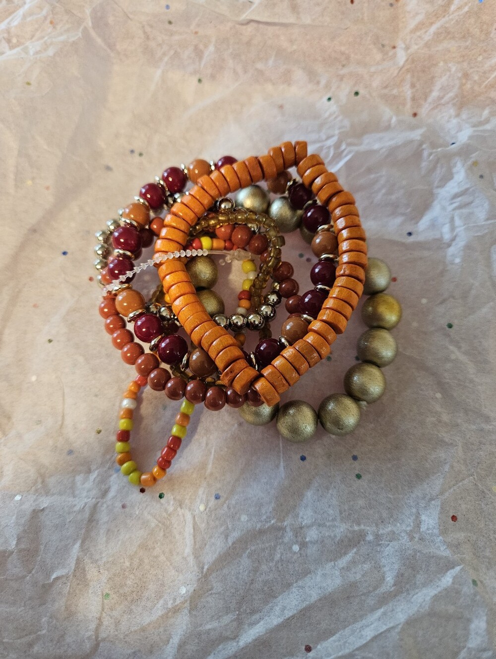 BRAND NEW ** Stackable Multicolor Beaded Bracelet